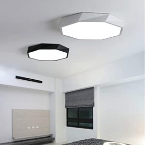 Lámpara de techo LED contemporánea con forma geométrica