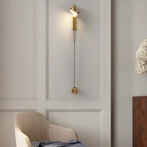 Aplique de pared ajustable con diseño moderno y elegante
