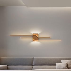 APLIQUE DEC PARED BRONCE CENTRO CON 2 BARRAS