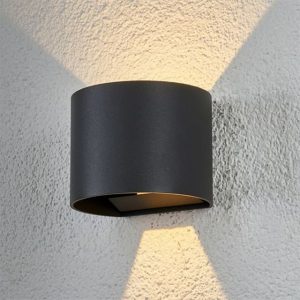 Aplique de Pared Exterior Cilíndrico Moderno