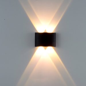 Aplique de Pared Exterior con Doble Iluminación 2 LUCES